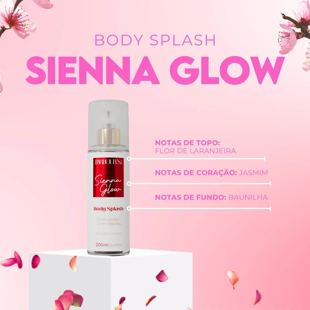 Kit 4 Body Splash Desodorante Colônia 200ml - My Sweet Delight, Endless Soul, Rich e Sienna Glow
