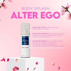 Kit 4 Body Splash Desodorante Colônia 200ml - My Sweet Delight, Living Grace, Roses e Alter Ego