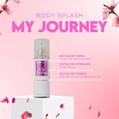Kit 4 Body Splash Desodorante Colônia 200ml - Roses, My Journey, Senseless e Supreme