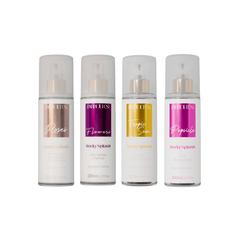 Kit 4 Body Splash Desodorante Colônia 200ml - Tropic Sun, Popsicle, Flowers e Roses