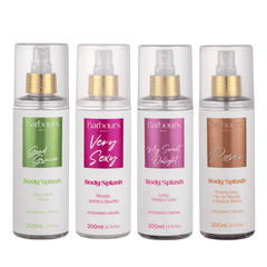 Kit 4 Body Splash - My Sweet Delight, Very Sexy, Good Graces e Roses