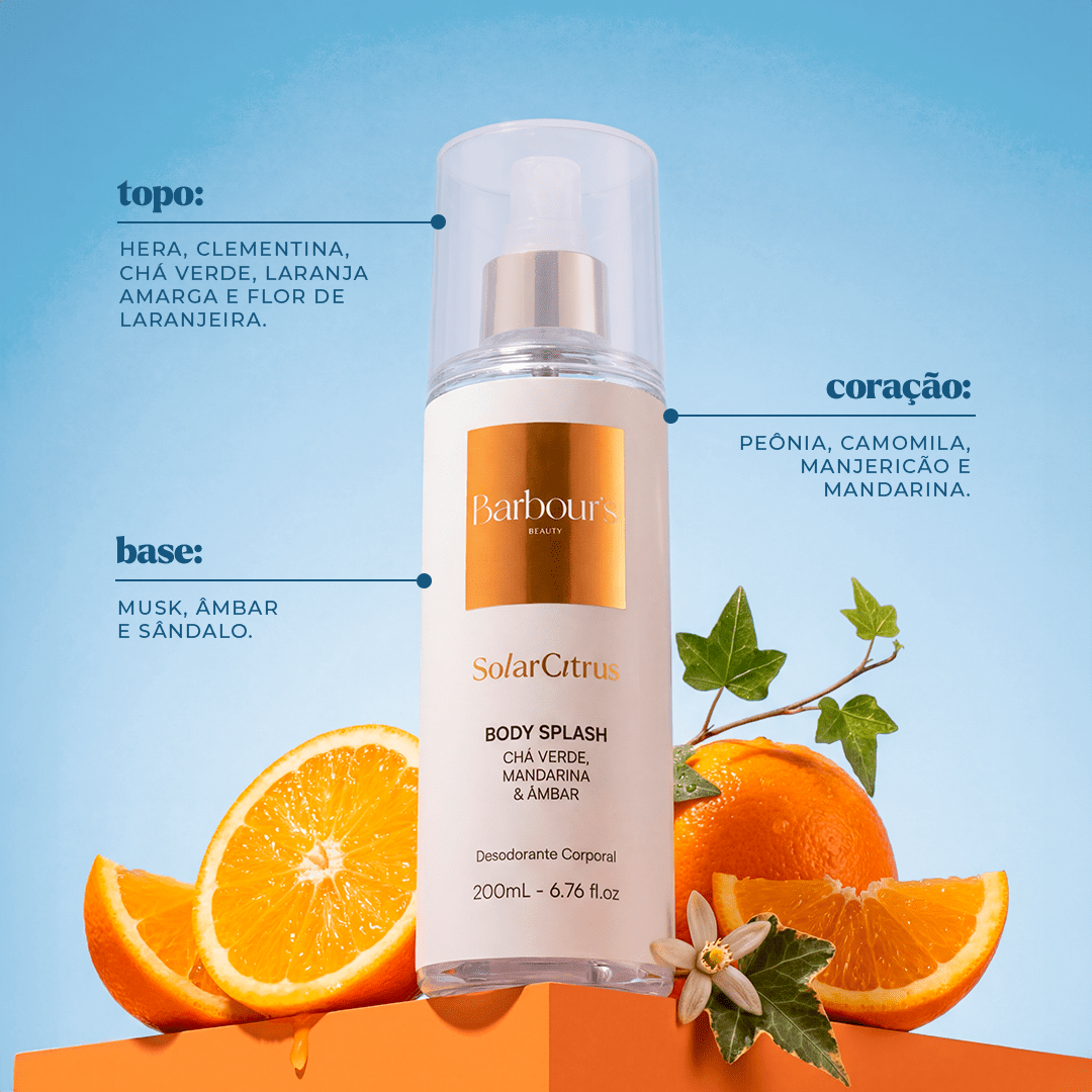Kit 4 Body Splash - Rose Fresh, Solar Citrus, Good Graces e Soft Breeze