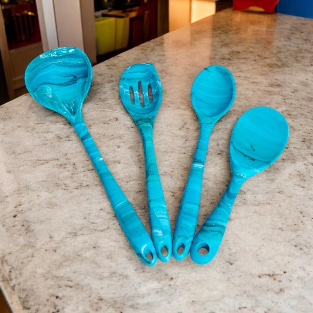 Kit 4 Utensílios de Silicone Oceanic