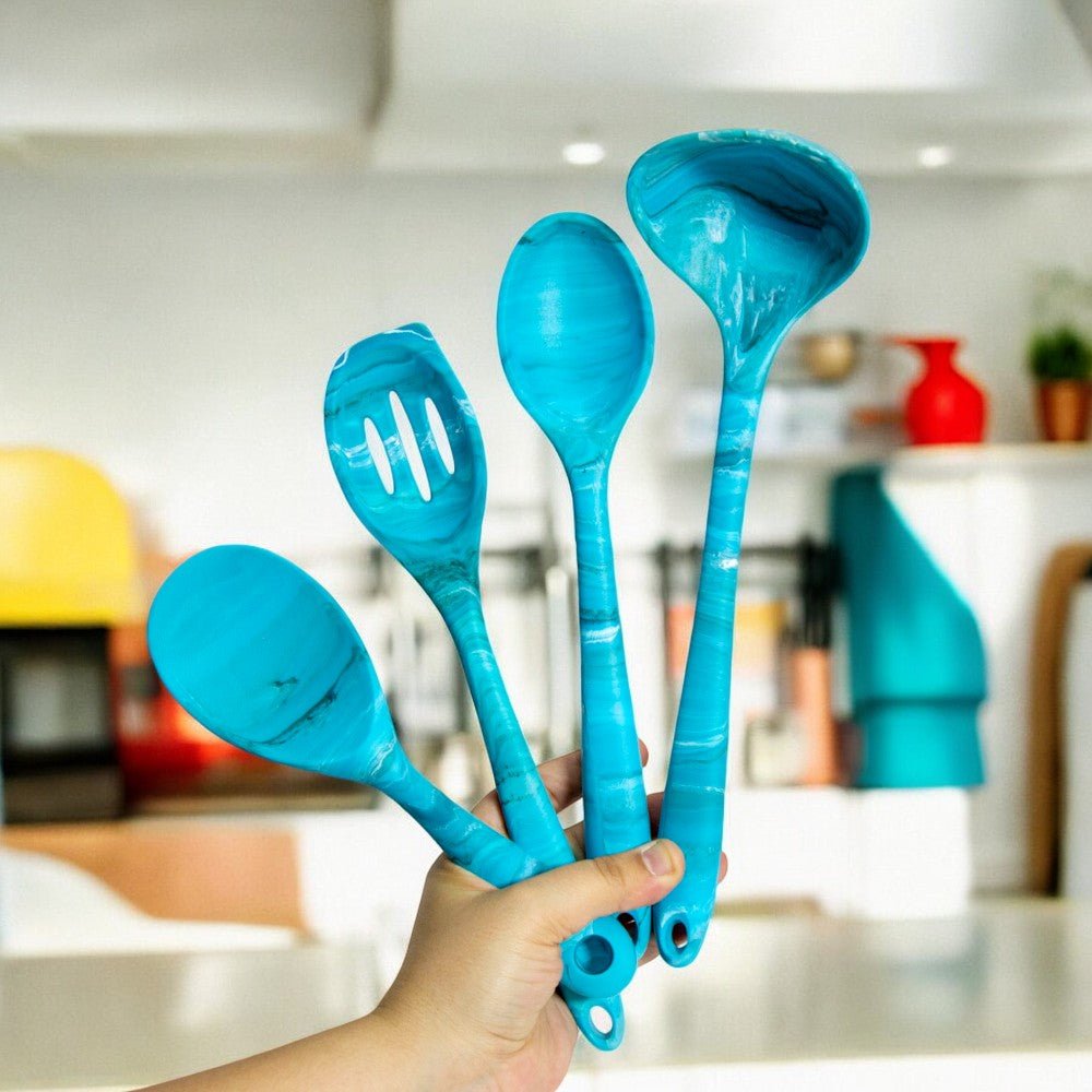 Kit 4 Utensílios de Silicone Oceanic