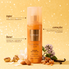 Kit 5 Body Splash Shimmer - Pink Sunset Shine, Blue Ocean Glow, Lavender Lagoon Glow, Moonlight Shimmer e Golden Tropic Glow