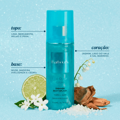 Kit 5 Body Splash Shimmer - Pink Sunset Shine, Blue Ocean Glow, Lavender Lagoon Glow, Moonlight Shimmer e Golden Tropic Glow