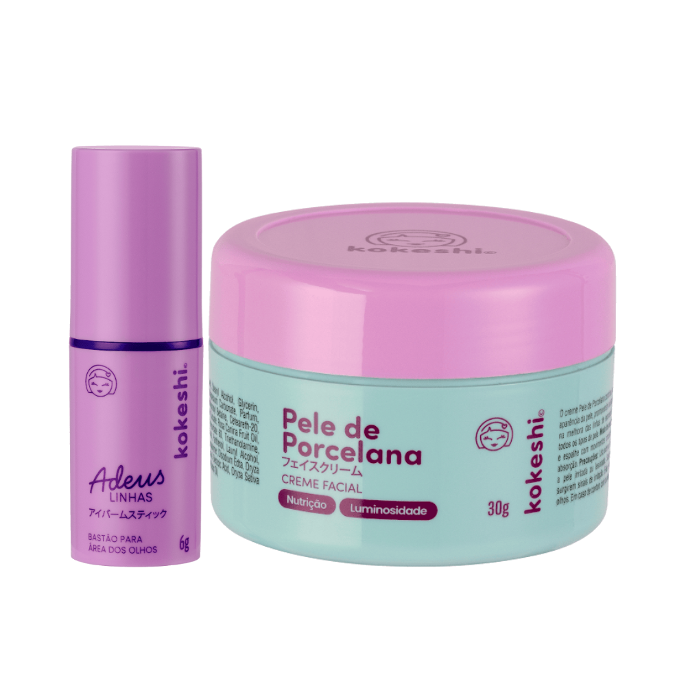 Kit Pele de Porcelana + Adeus Linhas