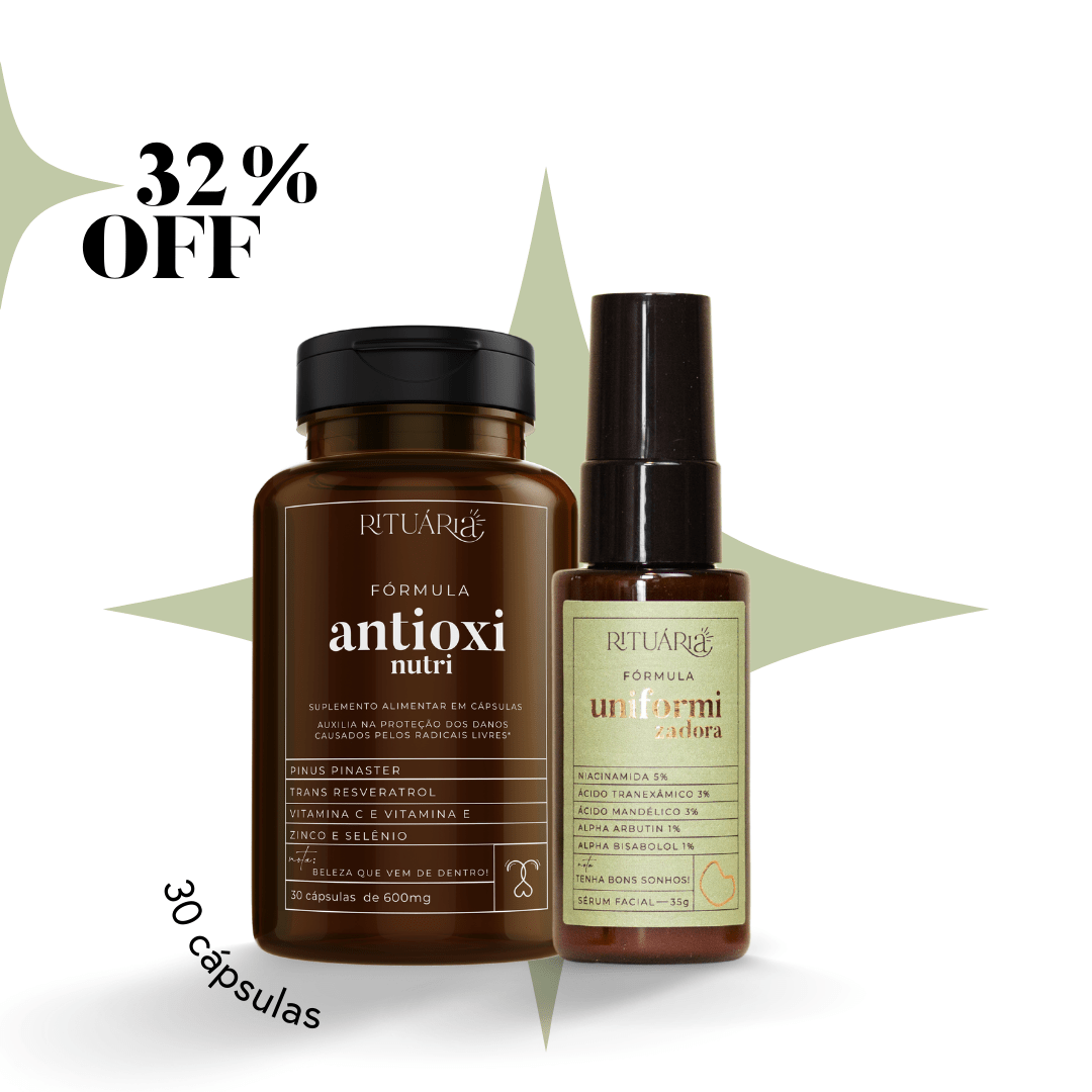 Kit Antioxi Nutri (30 Cápsulas) + Uniformizadora - Cuidado da pele KRT99017