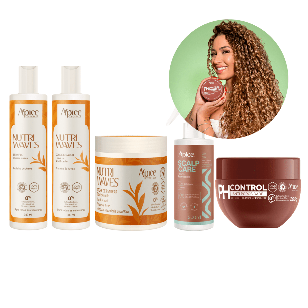 Kit @klvitoria_ - Nutrição Completa e Tratamento Antiporosidade - Produtos para pentear o cabelo 46081
