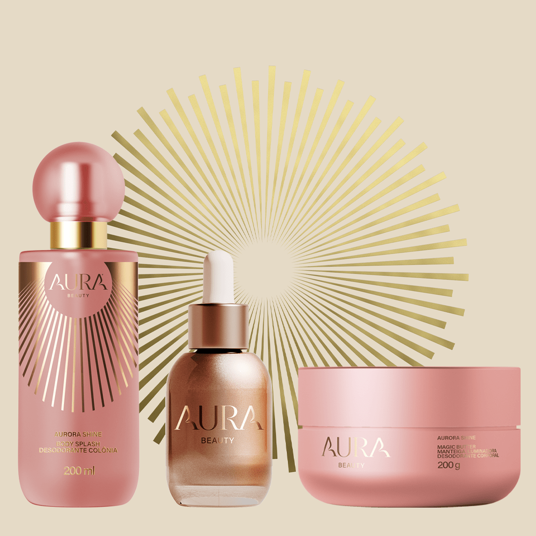 Kit Aurora: Body Splash + Magic Butter + Primer - 