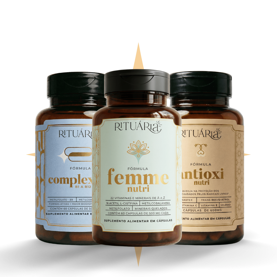 Kit Beleza de Dentro Pra Fora - Vitaminas e suplementos KRT99099