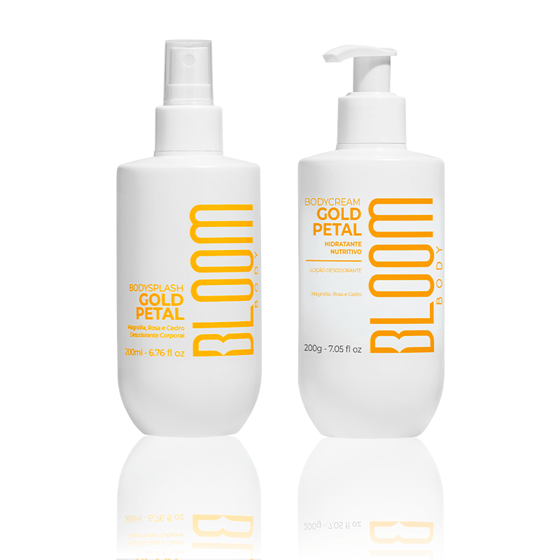 Kit Body Cream e Body Splash Gold Petal - Kit 20045