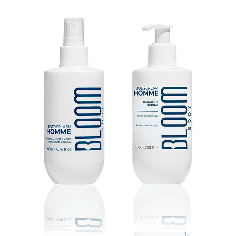 Kit Body Cream e Body Splash Homme - Kit 20047