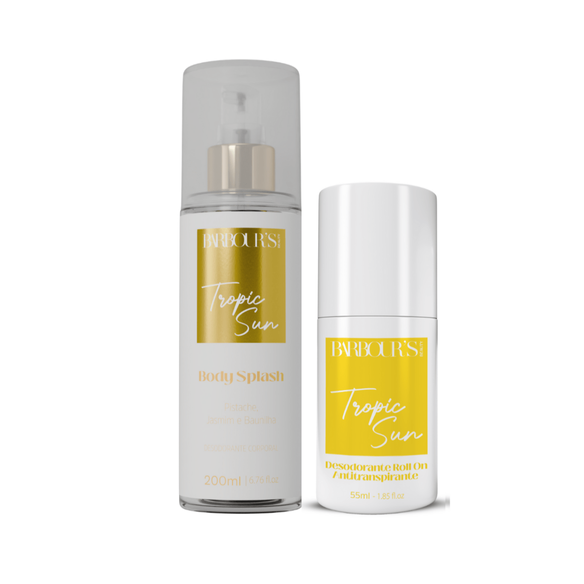 Kit Body Splash + Desodorante Roll - on Tropic Sun - Kit 20223