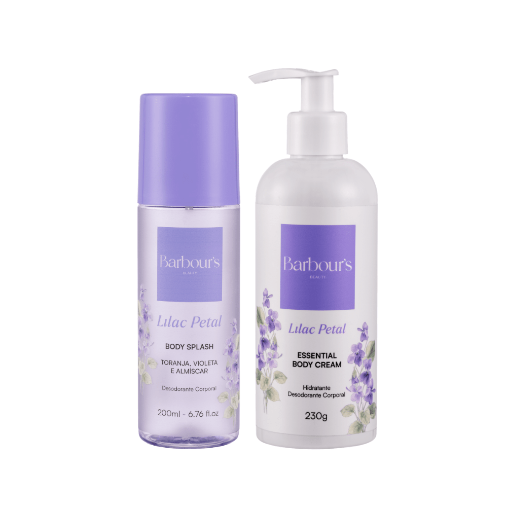 Kit Body Splash + Essential Body Cream Lilac Petal