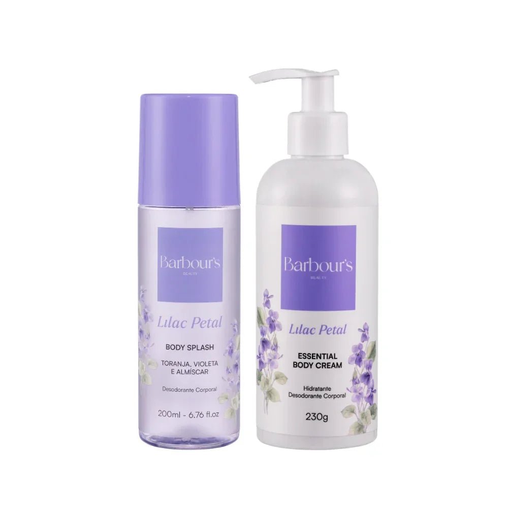 Kit Body Splash + Essential Body Cream Lilac Petal