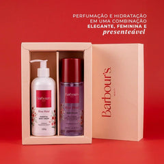 Kit Body Splash + Essential Body Cream Rose Petal