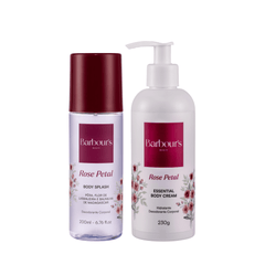 Kit Body Splash + Essential Body Cream Rose Petal