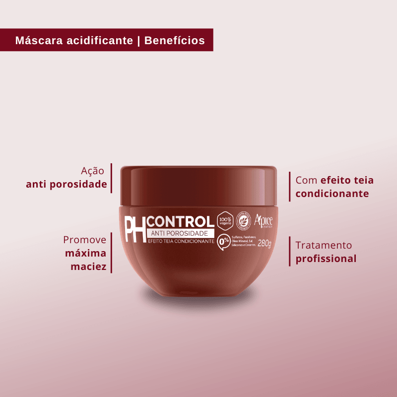 KIT BRILHO ITACTO - Shampoo em Óleo e Tratamento Anti Porosidade PH CONTROL