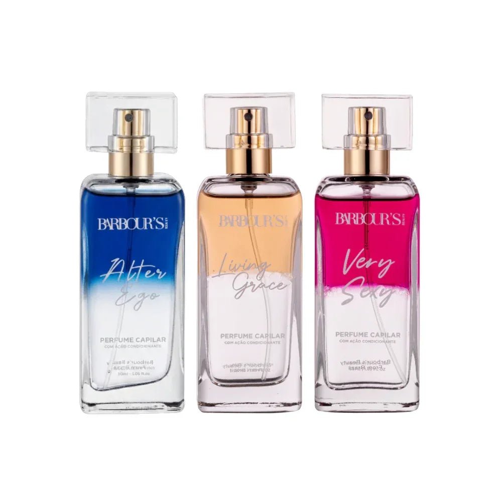 Kit Cabelo Perfumado (3 Perfumes Capilares) - Produtos para pentear o cabelo KBB99039