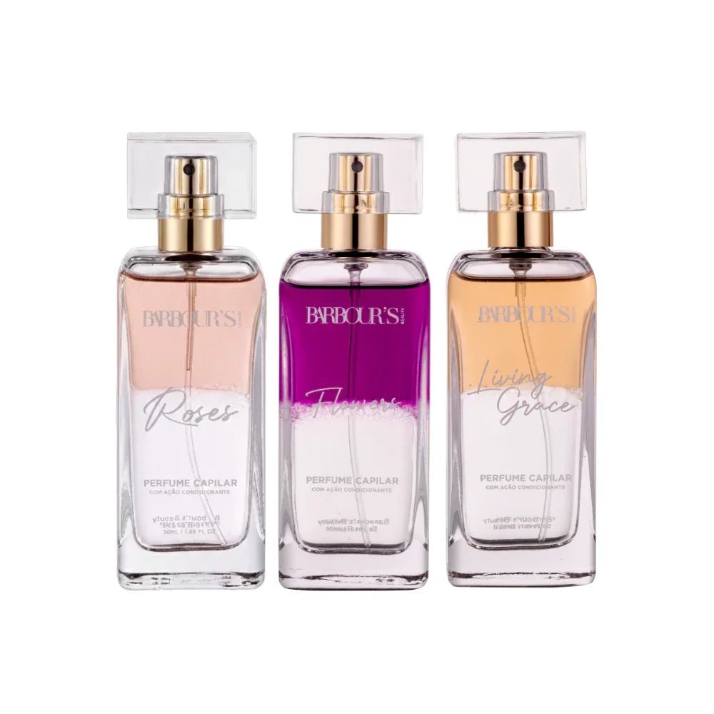 Kit Cabelo Radiante (3 Perfumes Capilares) - Produtos para pentear o cabelo KBB99056