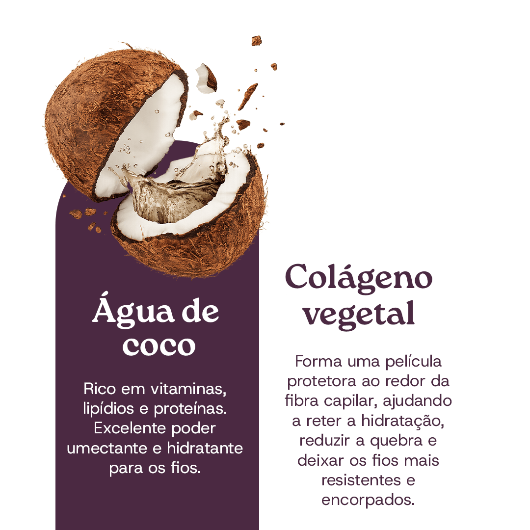 KIT CACHOS BRILHO - Shampoo em Óleo e Máscara Cachos