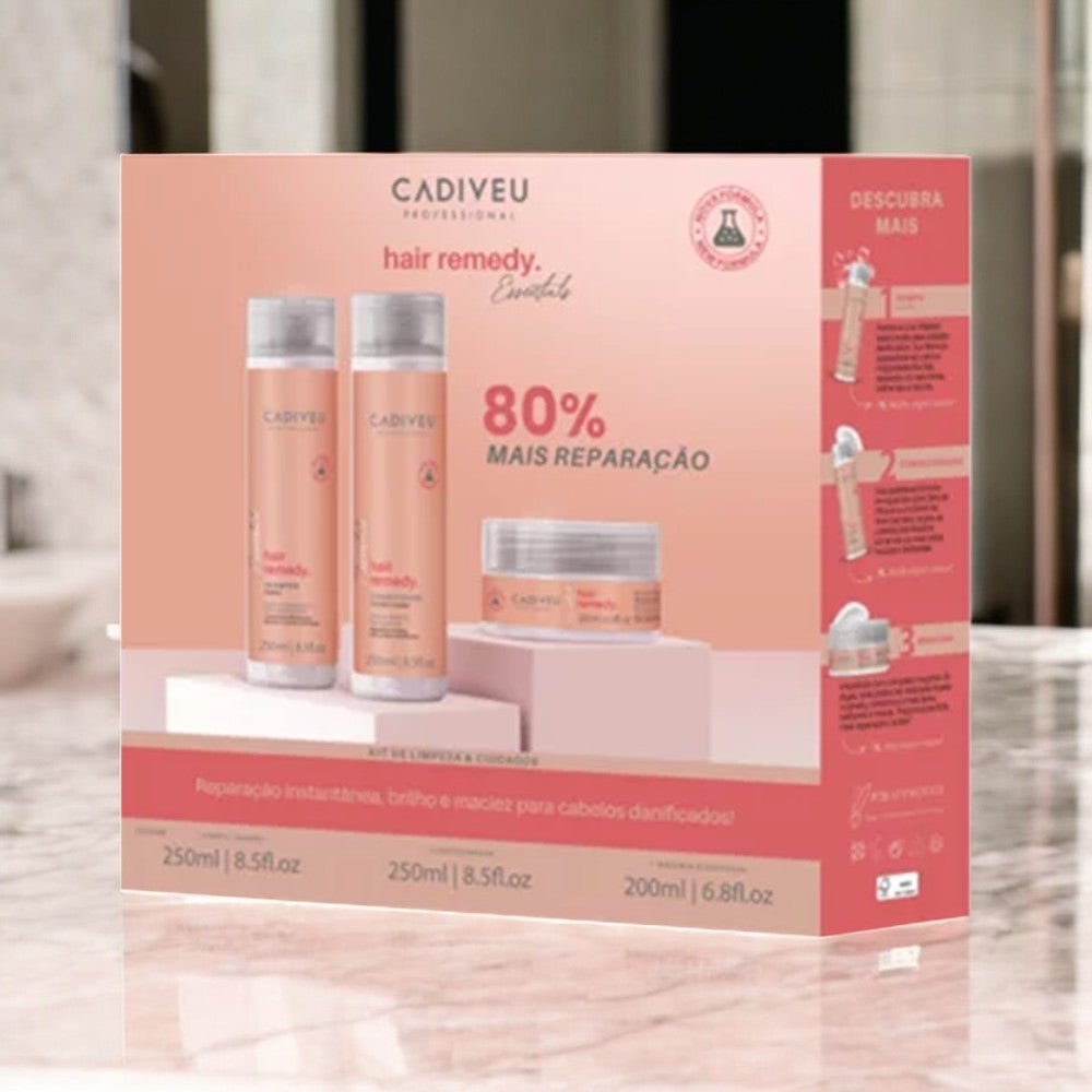 Kit Cadiveu Professional Hair Remedy - 3 produtos