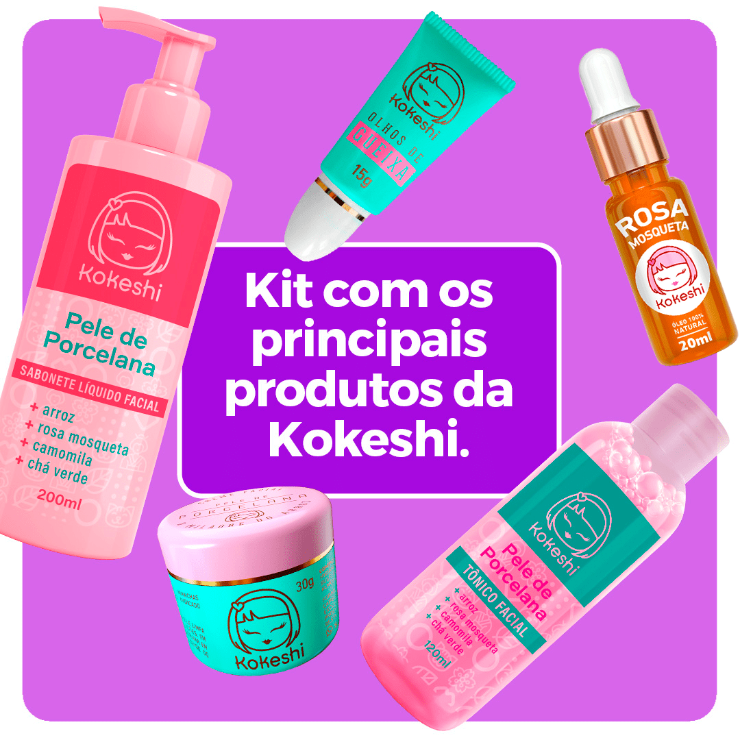 Kit Clássicos Kokeshi