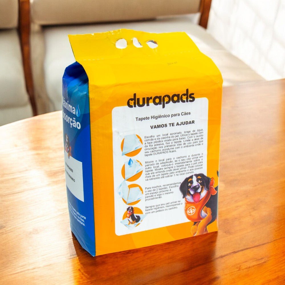 Kit com 2 Tapete Higiênico para Cães 60x80cm - 30 Unidades