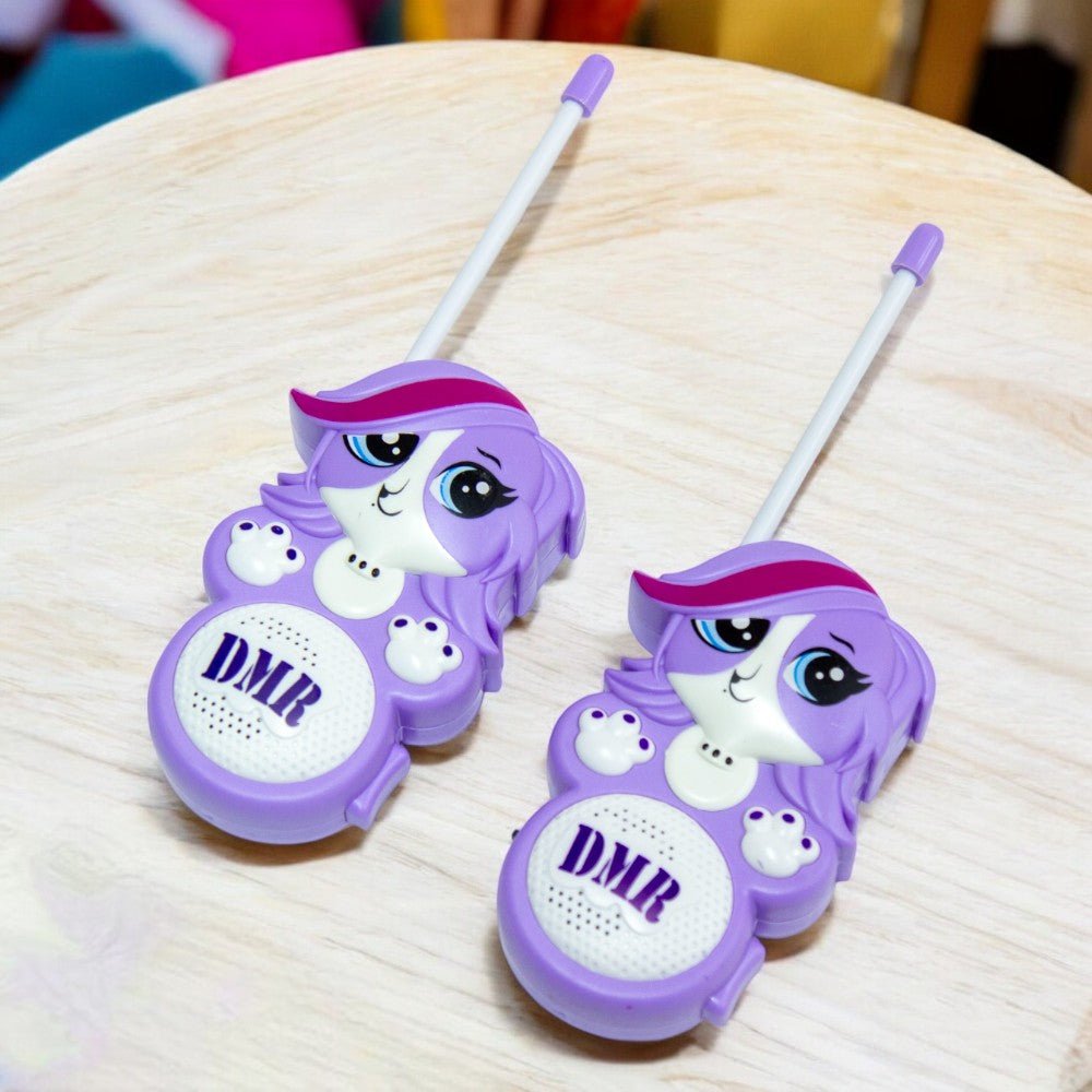 Kit com 2 Walkie Talkie Infantil - Gatinha