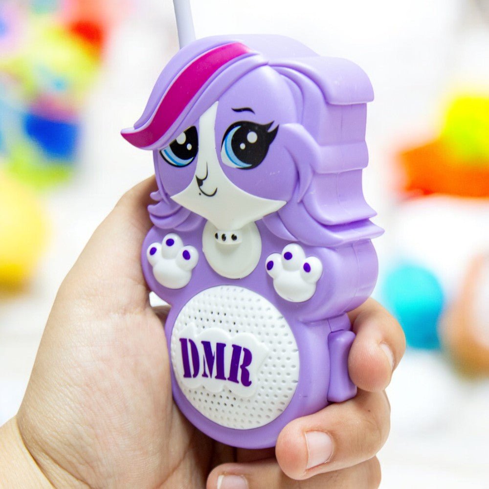 Kit com 2 Walkie Talkie Infantil - Gatinha