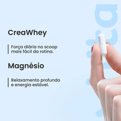 Kit Creawhey e Magnésio Quelato Trio