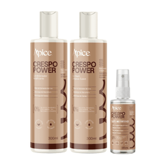 Kit Crespo Power - Co Wash, Condicionador e Óleo (3 Itens)
