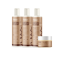 Kit Crespo Power - Co Wash, Condicionador, Gelatina e Manteiga (4 Itens)