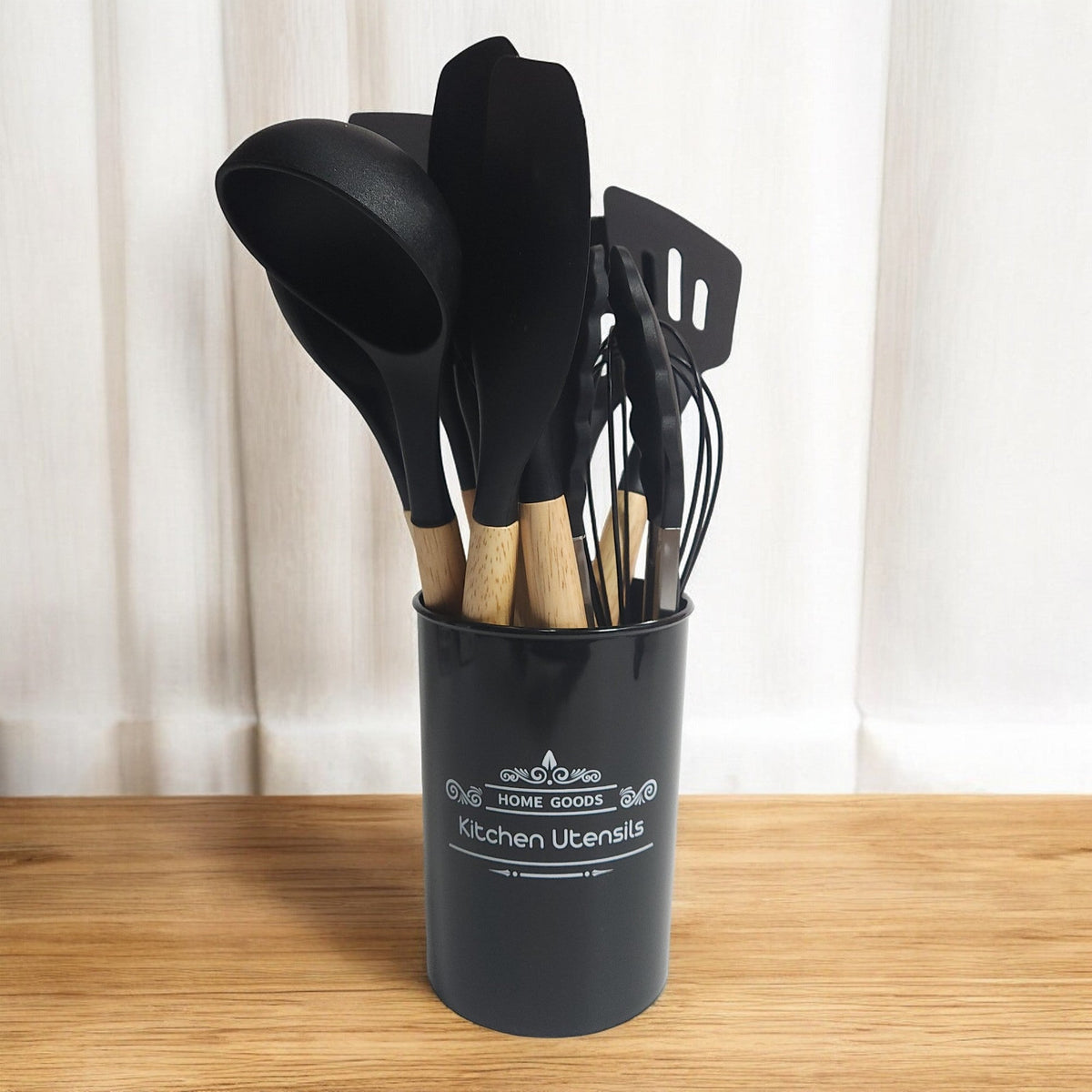 Kit de Cozinha com Suporte - 12 Peças - Utensílio de Cozinha VDH04226 - 01