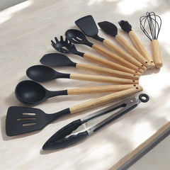 Kit de Cozinha com Suporte - 12 Peças