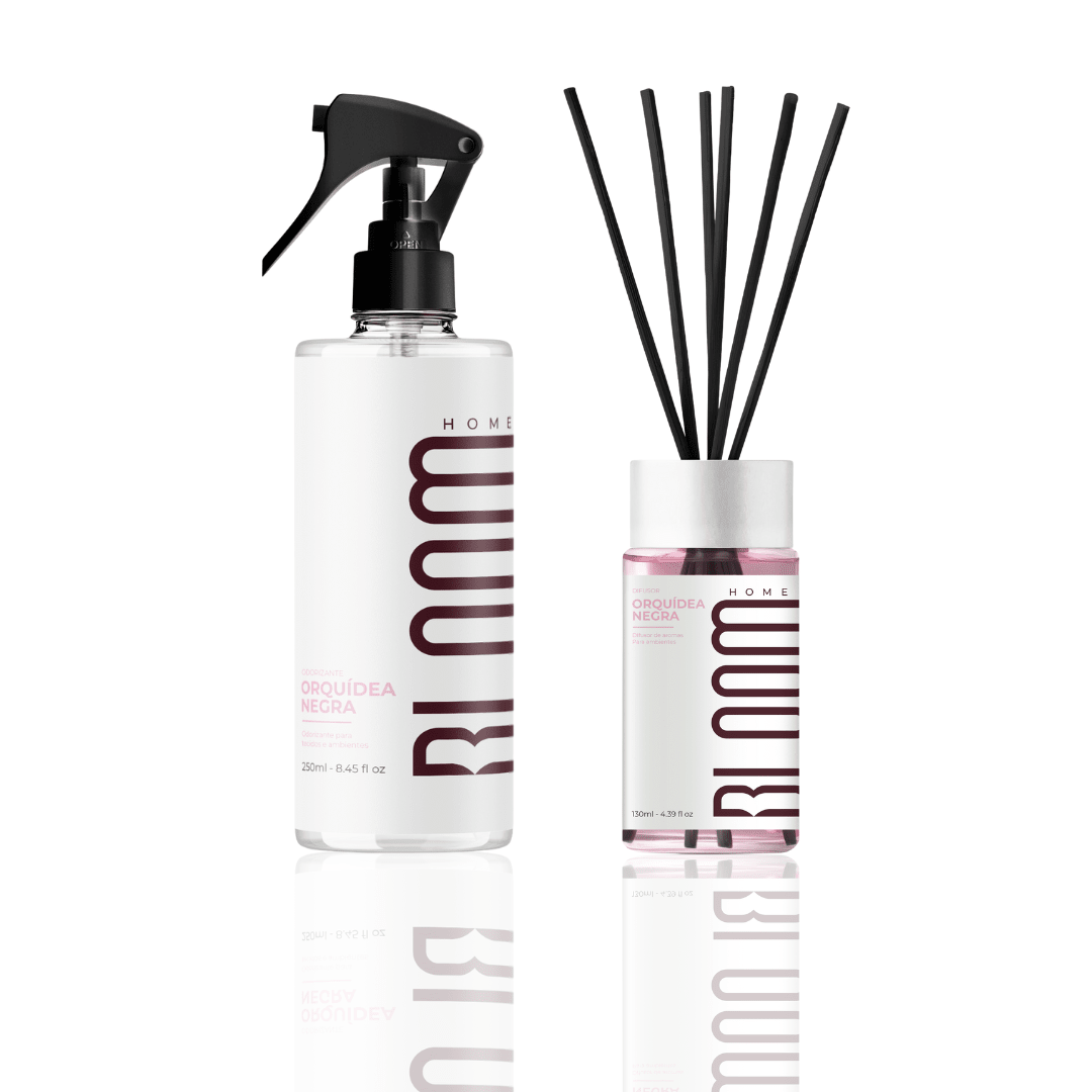 Kit Difusor de Aromas e Odorizante - Orquídea Negra | BLOOM HOME - Air Fresheners 20142