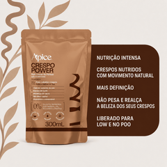 Kit Duo Finalização Crespo Power - Manteiga Umectante 2x1 Crespo Power e Creme de Pentear Crespo Power Refil 300g