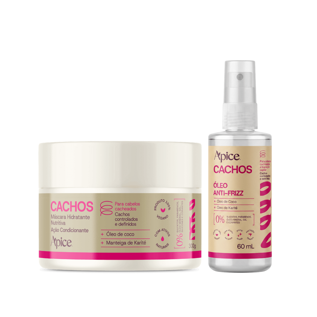 Kit Dupla Cachos - Máscara 300g e Óleo - Produtos para pentear o cabelo 46122