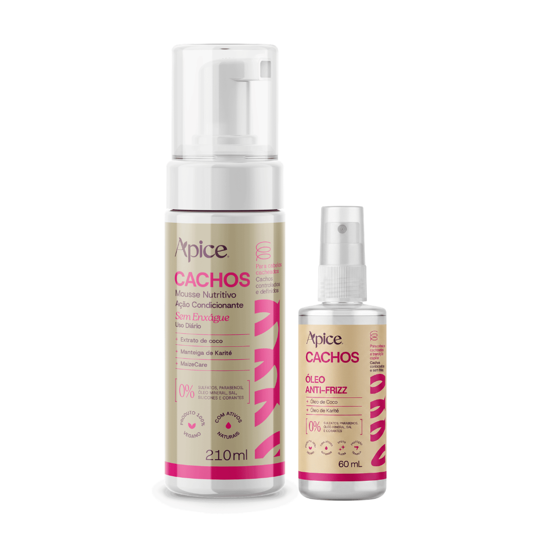Kit Dupla Cachos - Mousse e Óleo - Produtos para pentear o cabelo 46126