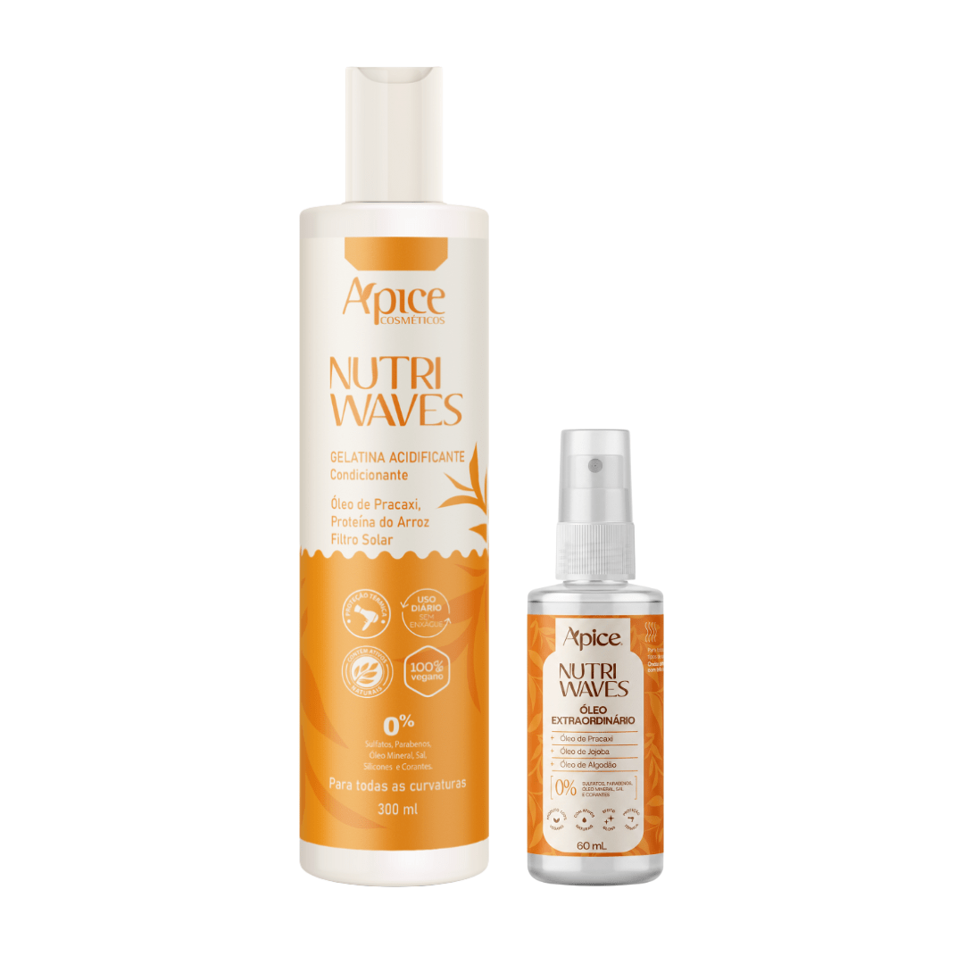 Kit Dupla Nutri Waves - Gelatina Acidificante e Óleo