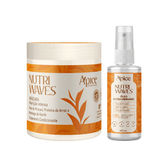 Kit Dupla Nutri Waves - Máscara 500g e Óleo