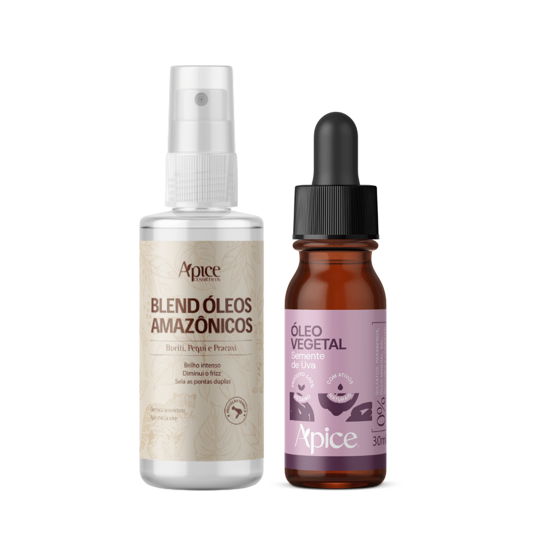 Kit Dupla Óleos - Blend Amazônico e Óleo de Uva - Produtos para pentear o cabelo 46151