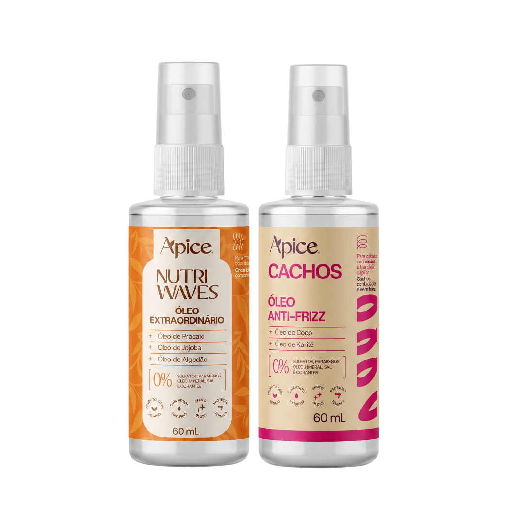 Kit Dupla Óleos - Nutri Waves e Cachos