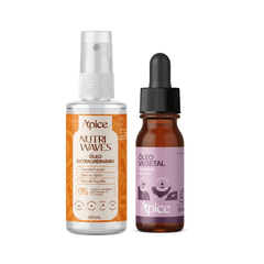 Kit Dupla Óleos - Nutri Waves e Óleo de Uva
