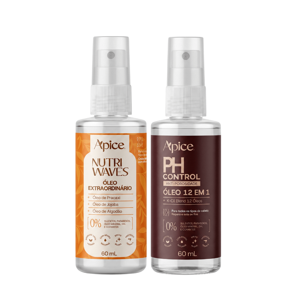 Kit Dupla Óleos - Nutri Waves e PH Control - Produtos para pentear o cabelo 46155