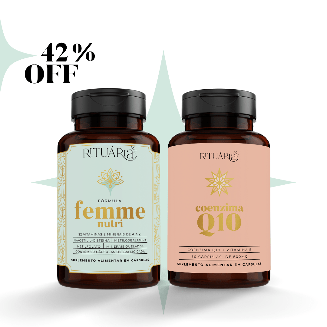 Kit Energia e Disposição - Fórmula Femme + Q10 - Vitaminas e suplementos KRT99027
