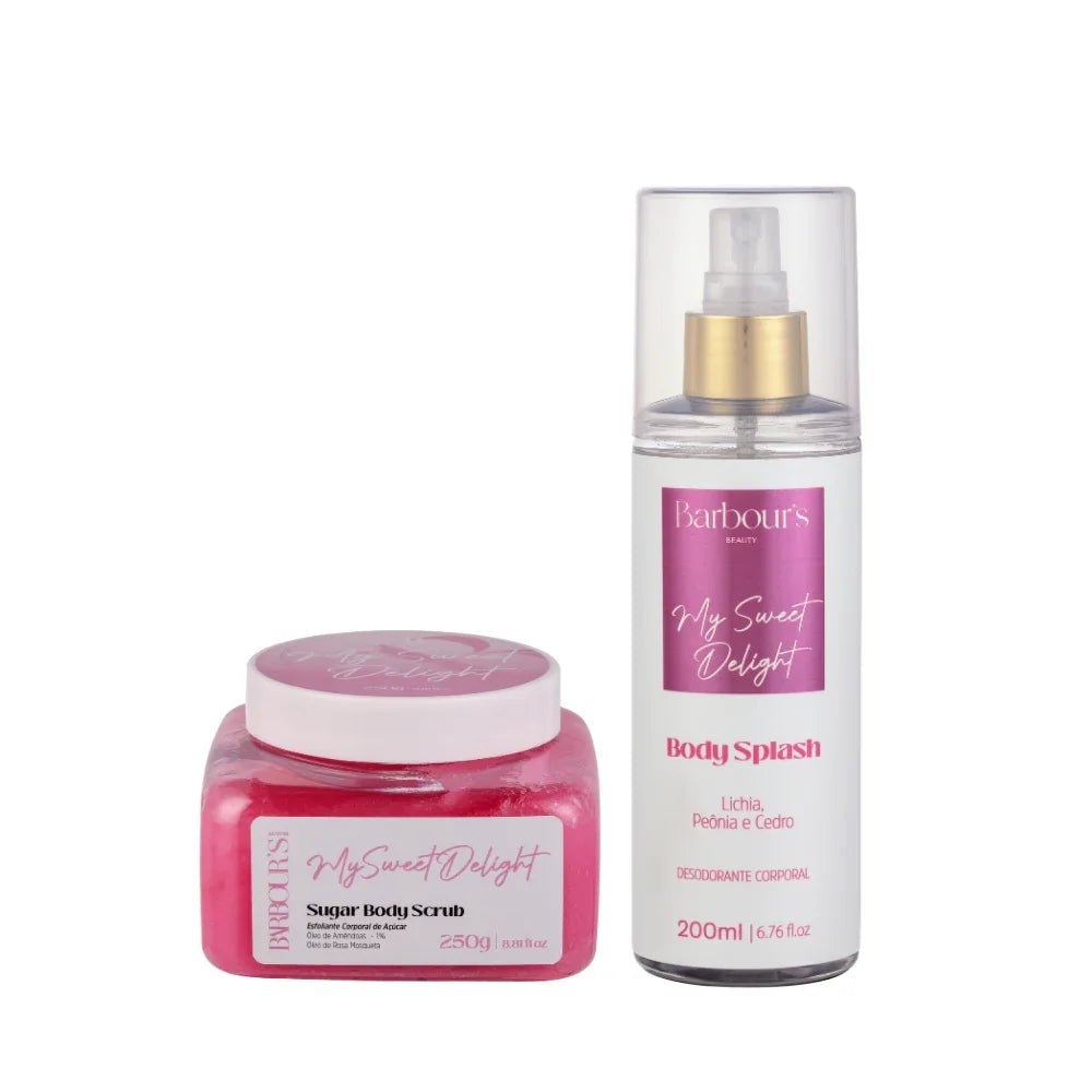 Kit Esfoliante Corporal e Body Splash - My Sweet Delight - Kit KBB99072