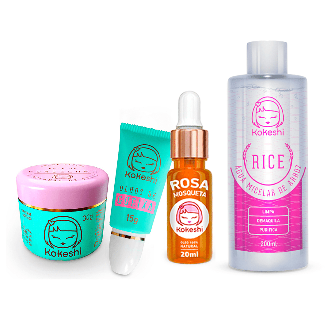 Kit Essencial Kokeshi