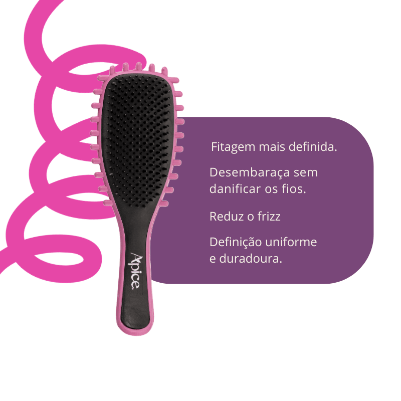 Kit Fitagem Gringa Cachos - Escova, Gelatina e Ativador  (3 ITENS)